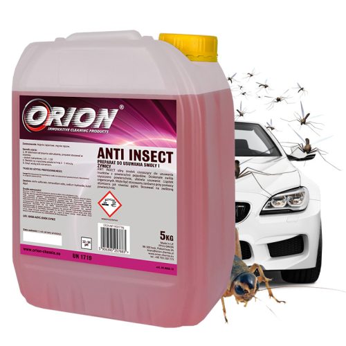 Anti Insect (5 Kg) Bogároldó a rovarok eltávolítására a járművek felületéről.
